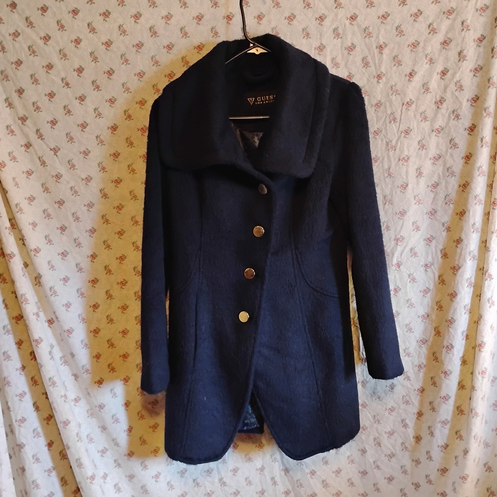 Guess Women's Navy Coat